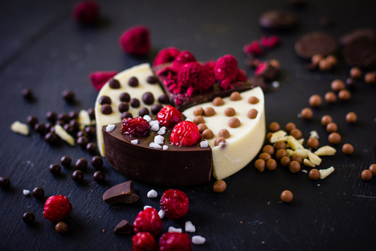 Luxury chocolate in cake shape