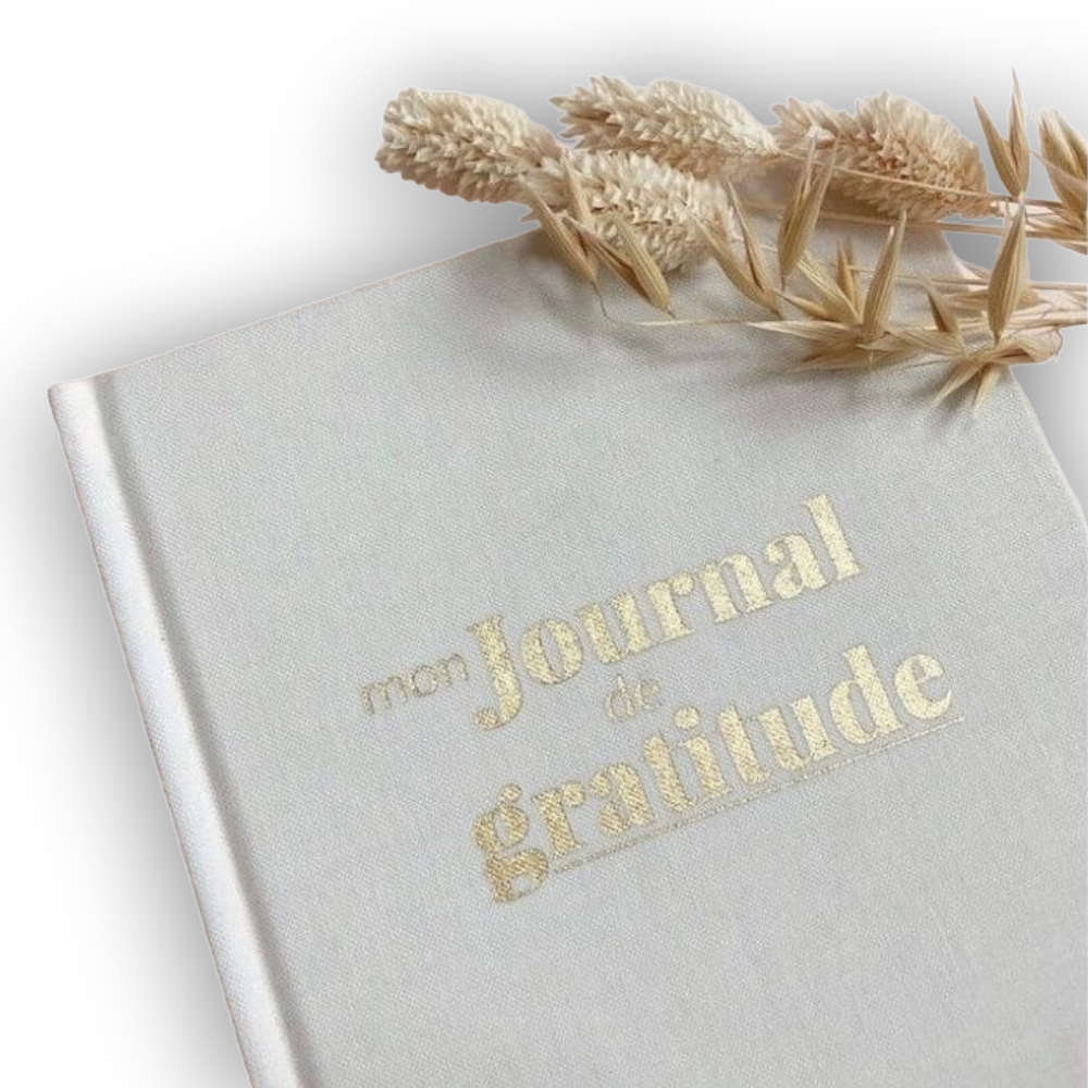 Dans ce journal de gratitude, la nouvelle maman peut écrire ses raisons d'être heureuse et reconnaissante, mais aussi découvrir chaque jour une citation inspirante et un défi à relever.